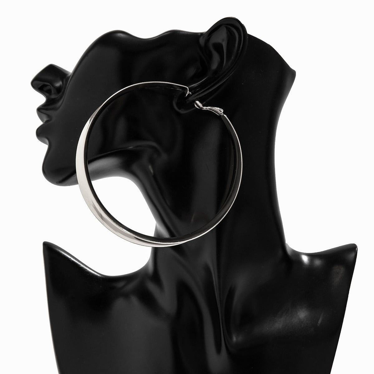 Large hoop earrings for women hollow shiny earrings