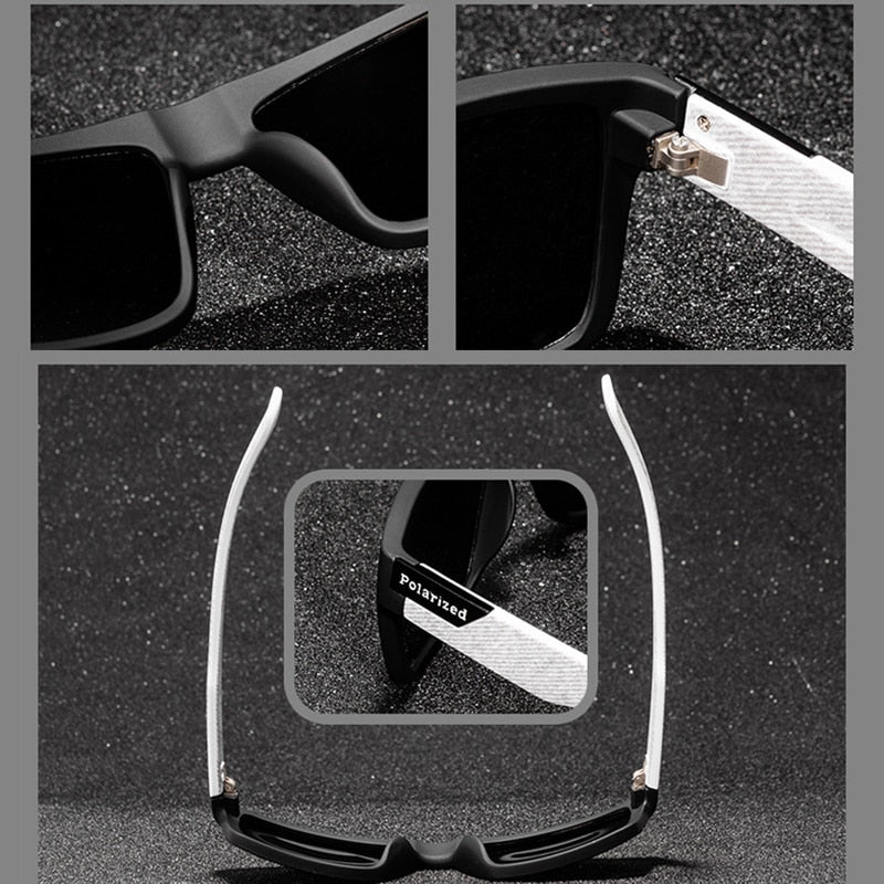 Luxury Polarized Sunglasses Men Women Fashion Square Male Sun Glasses Vintage Driving Fishing Eyeglasses Sport Shades UV400